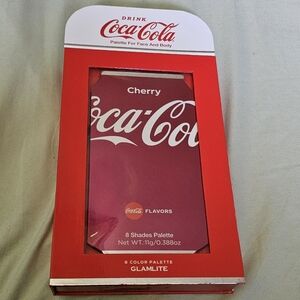 Cherry Coca Cola Pink and Red Eyeshadow Palette Makeup